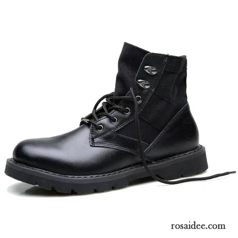 Lederschuhe Herren Braun Stiefel Lovers Draussen Herren Martin Stiehlt Echtleder England Sommer Neue Schwarz Trend Sale