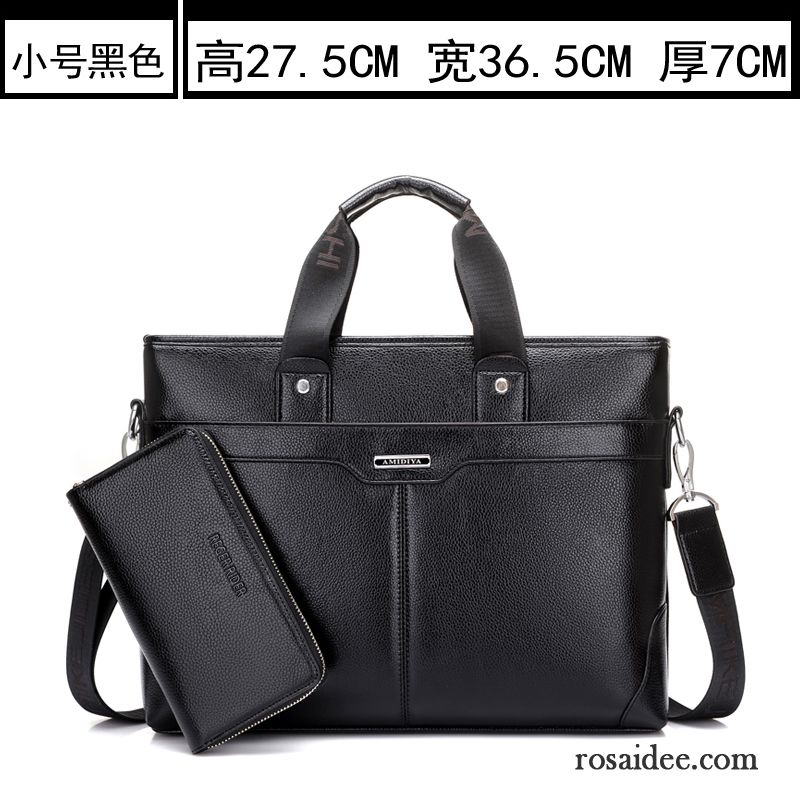 Ledertasche Business Herren Messenger-tasche Handtaschen Geschäft Aktentasche Freizeit Laptoptasche Leder Herren Kreuzung Verkaufen