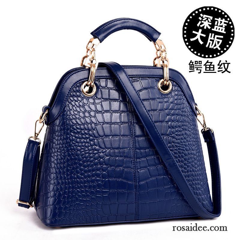 Ledertasche Damen Blau Taschen Schultertaschen Schalenpaket Handtaschen Trend Messenger-tasche Mode Das Neue Kaufen