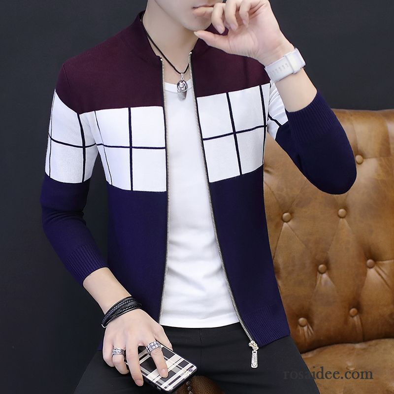 Leichte Windjacke Herren Mantel Trend Feder Schlank Überzieher Dünn Herren Herbst Jacke Stricken Kaufen