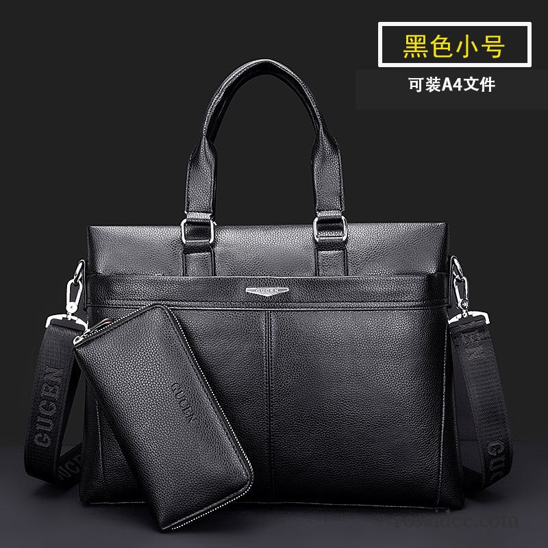 Messenger Bag Herren Leder Geschäft Herren Freizeit Messenger-tasche Leder Laptoptasche Handtaschen Kreuzung Aktentasche Günstig