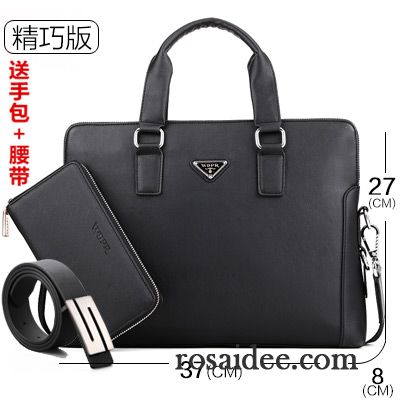 Messenger Bag Leder Herren Braun Aktentasche Leder Handtaschen Herren Freizeit Geschäft Kreuzung Messenger-tasche Rabatt