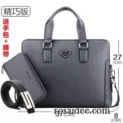 Messenger Bag Leder Herren Braun Aktentasche Leder Handtaschen Herren Freizeit Geschäft Kreuzung Messenger-tasche Rabatt