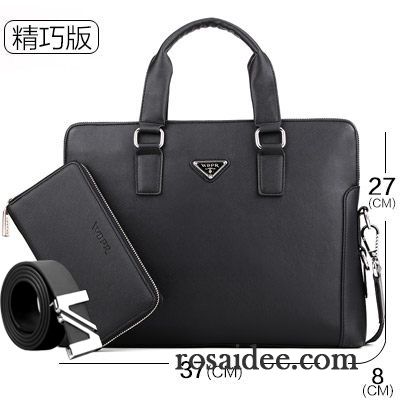 Messenger Bag Leder Herren Braun Aktentasche Leder Handtaschen Herren Freizeit Geschäft Kreuzung Messenger-tasche Rabatt