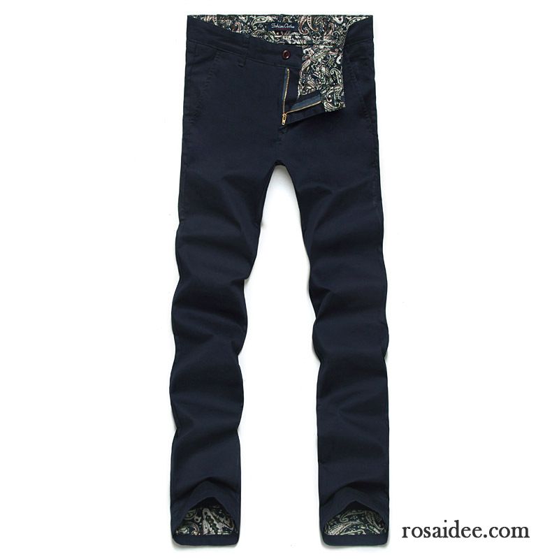 Mode Hose Herren Jeans Freizeit Herren Lange Baumwolle Neu Große Größe Elastisch Rein Kaufen