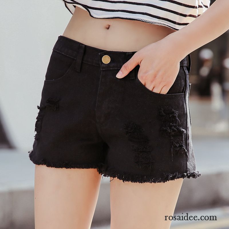 Mode Hosen Trend Weiß Sommer Hot Pants Große Größe Jeans Freizeit Schlank Neu Damen Kurze Hose Billig