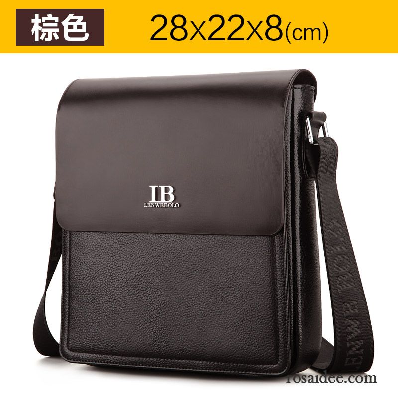 Mode Tasche Herren Rucksäck Freizeit Geschäft Schultertaschen Das Neue Herren Messenger-tasche Vertikaler Schnitt Billig