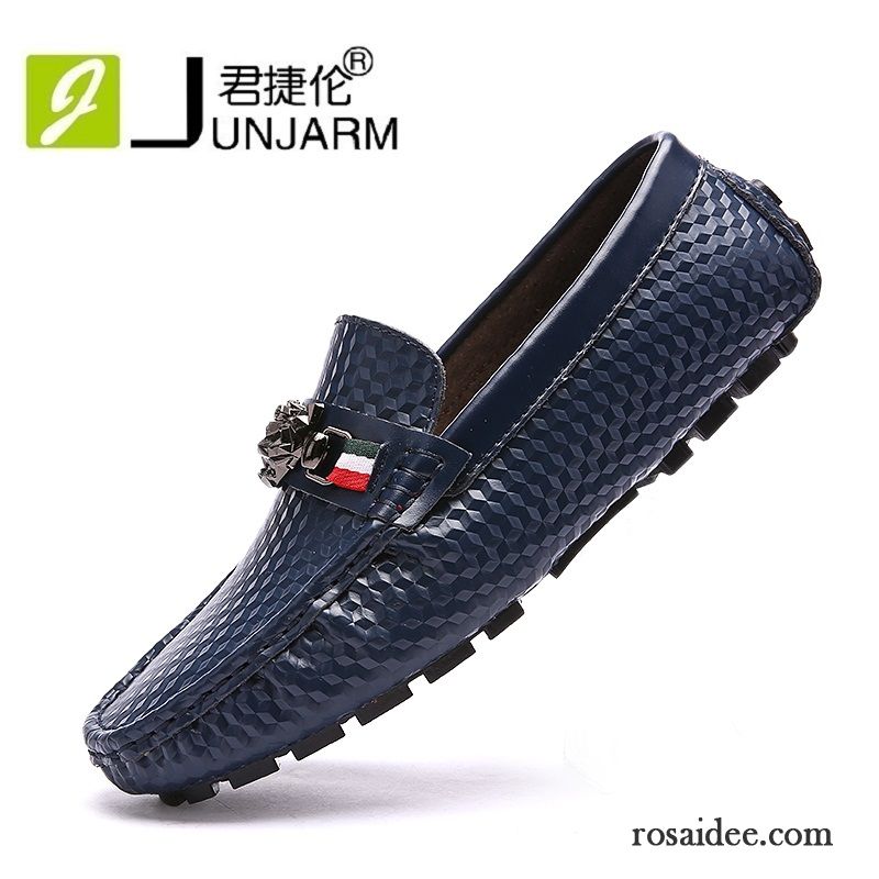 Moderne Schuhe Herren Lederschue Herbst Echtleder Schuhe Geschäft Persönlichkeit Schwarz Neue Trend Herren Allgleiches England Casual Verkaufen