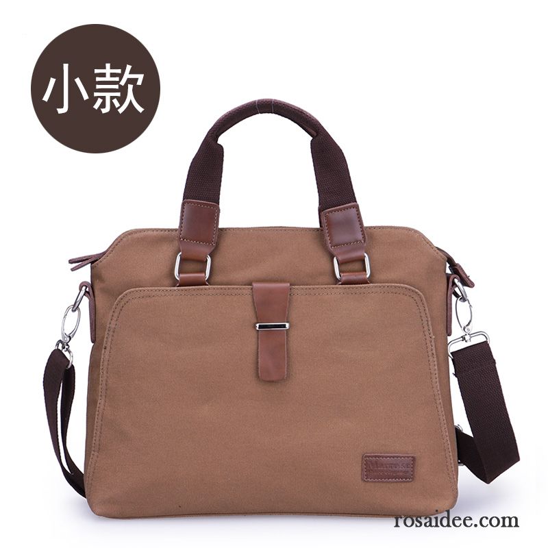 Moderne Umhängetasche Herren Kreuzung Aktentasche Laptoptasche Freizeit Messenger-tasche Handtaschen Einfach Schultertaschen Herren Segeltuch Geschäft Verkaufen