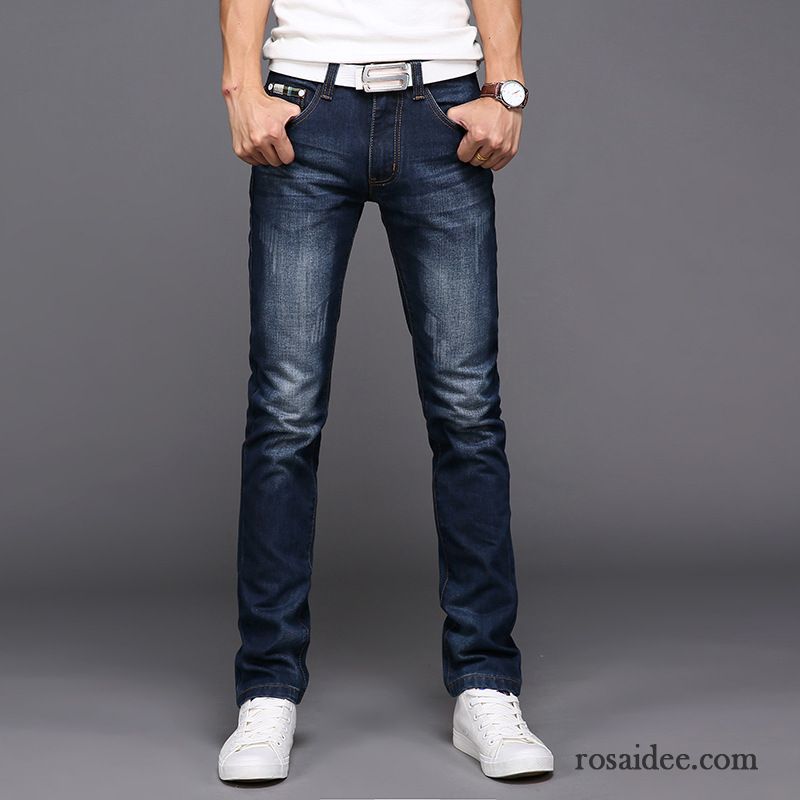 Modische Jeans Herren Jeans Freizeit Herren Gerade Mode Kaufen