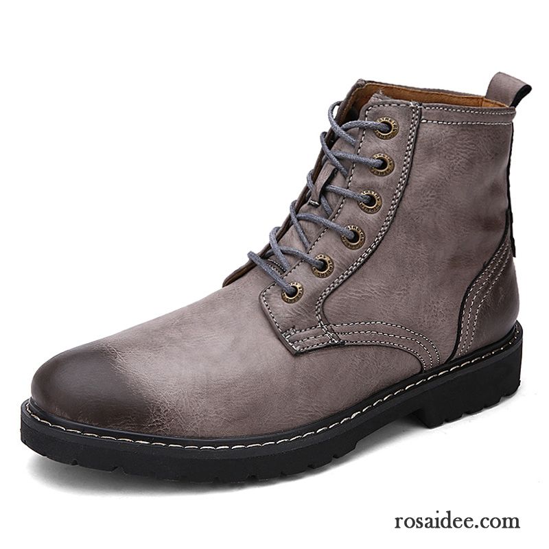 Männer Boots Schuhe England Neue Herren Casual Trend Hohe Martin Stiehlt