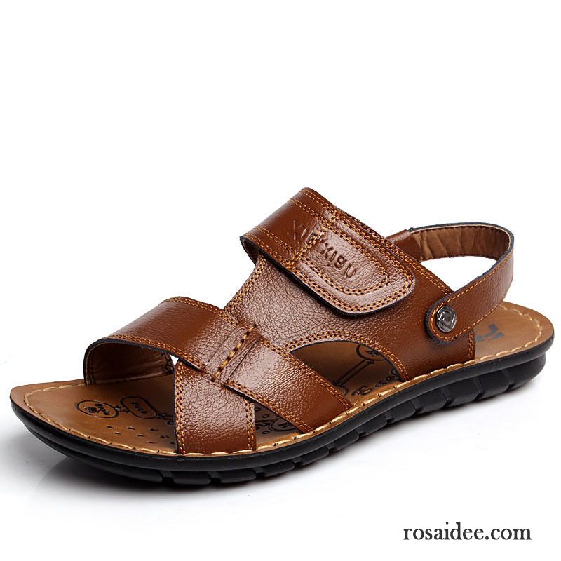 Offene Schuhe Herren Rutschsicher Casual Herren Schuhe Gemütlich Hausschuhe Strand Sommer Sandalen Billig