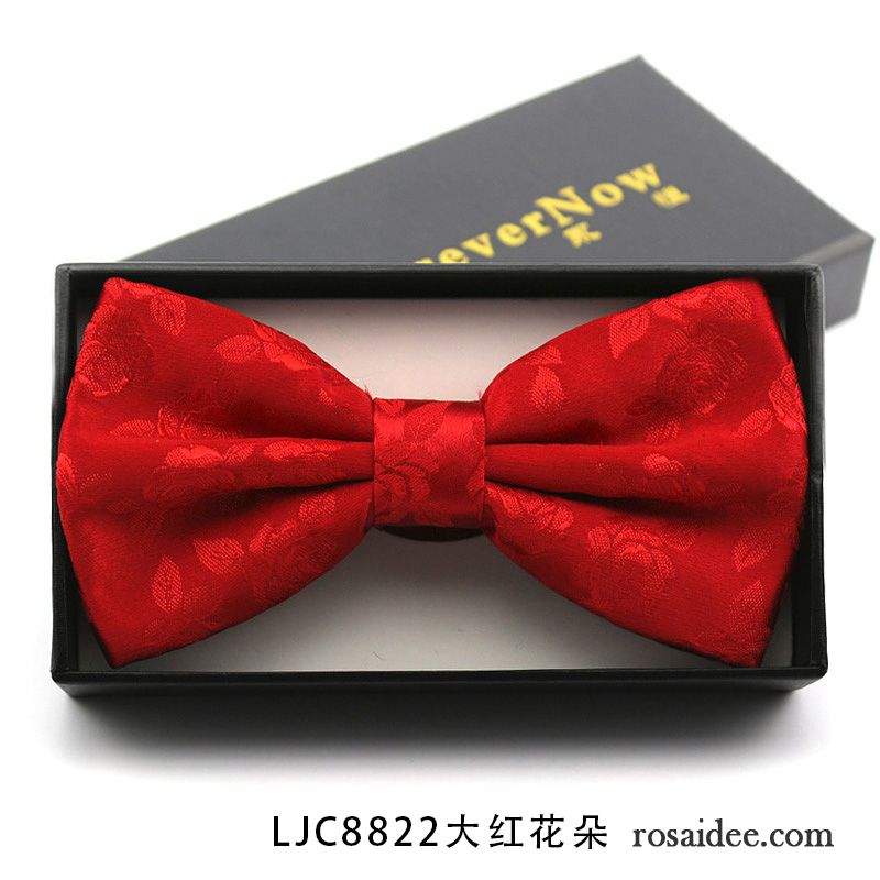 Querbinder Fliege Herren Anzug Bräutigam Bowknot Doppelter Rock Gastgeber Trauzeugen Bordeauxrot Rot
