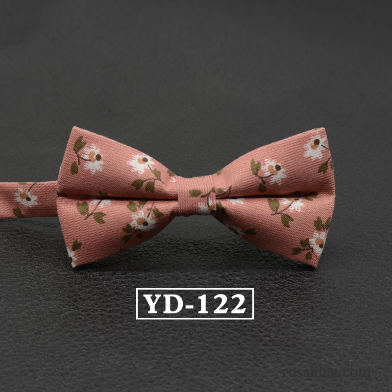 Querbinder Fliege Herren England Formelle Kleidung Damen Bowknot Business Verheiratet Rosa