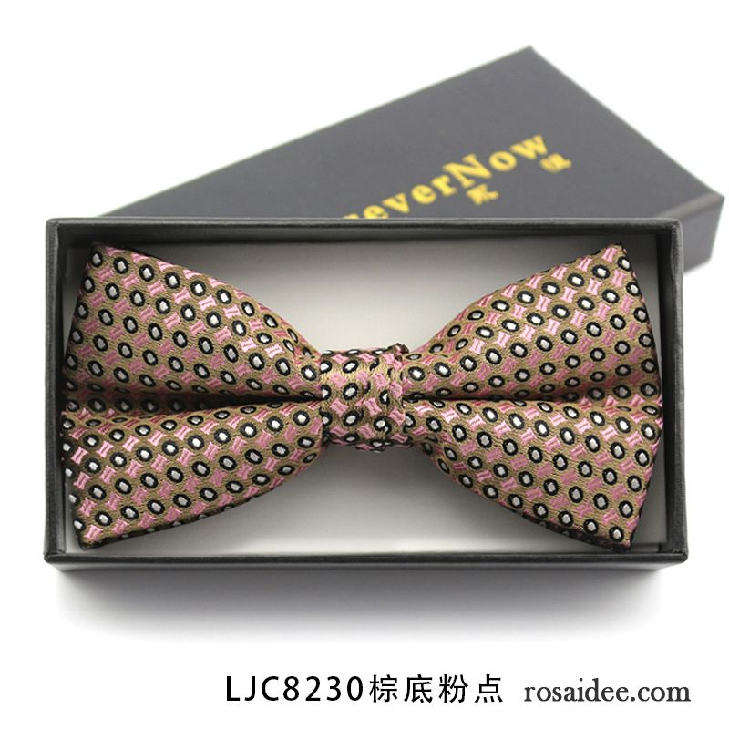 Querbinder Fliege Herren Mode Bräutigam Bowknot England Verheiratet Business Bordeauxrot Schwarz Rot