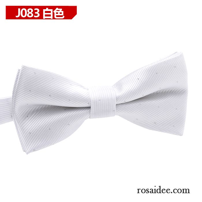 Querbinder Fliege Herren Trauzeugen Bräutigam Student Mädchen England Bowknot Schwarz