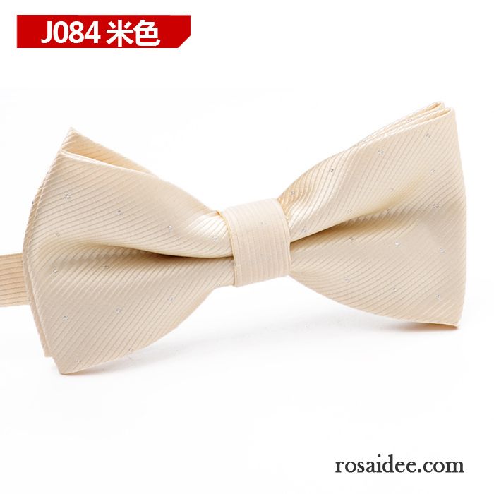 Querbinder Fliege Herren Trauzeugen Bräutigam Student Mädchen England Bowknot Schwarz