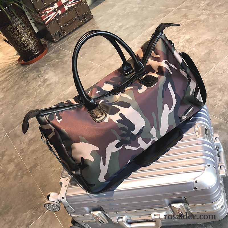 Reisetasche Damen Fitness Handtaschen Tourismus Licht Gepäck Hohe Kapazität Camouflage