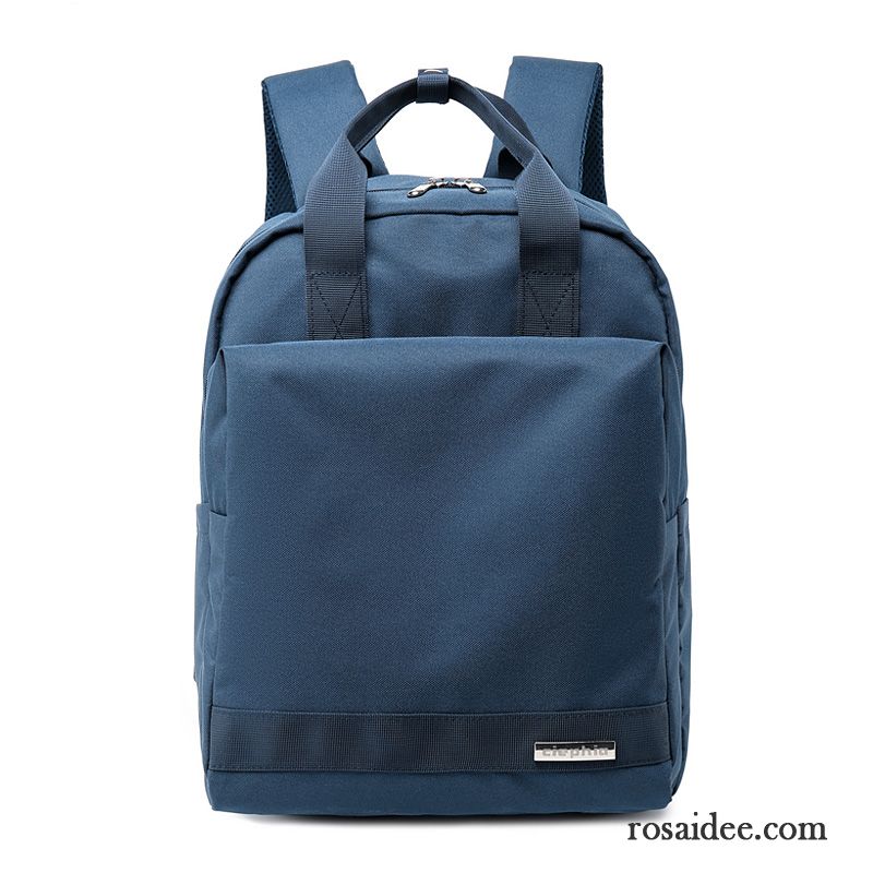 Reisetasche Damen Hohe Kapazität Freizeit Laptoptasche Rucksack Schüler Allgleiches Navy Blue