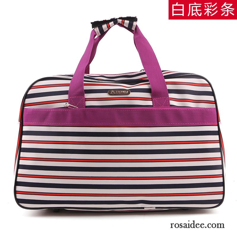 Reisetasche Damen Tourismus Wasserdicht Gepäck Messenger-tasche Hohe Kapazität Rosa