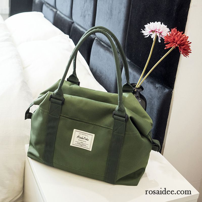 Reisetasche Damen Tragbar Hohe Kapazität Handtaschen Gepäck Grün