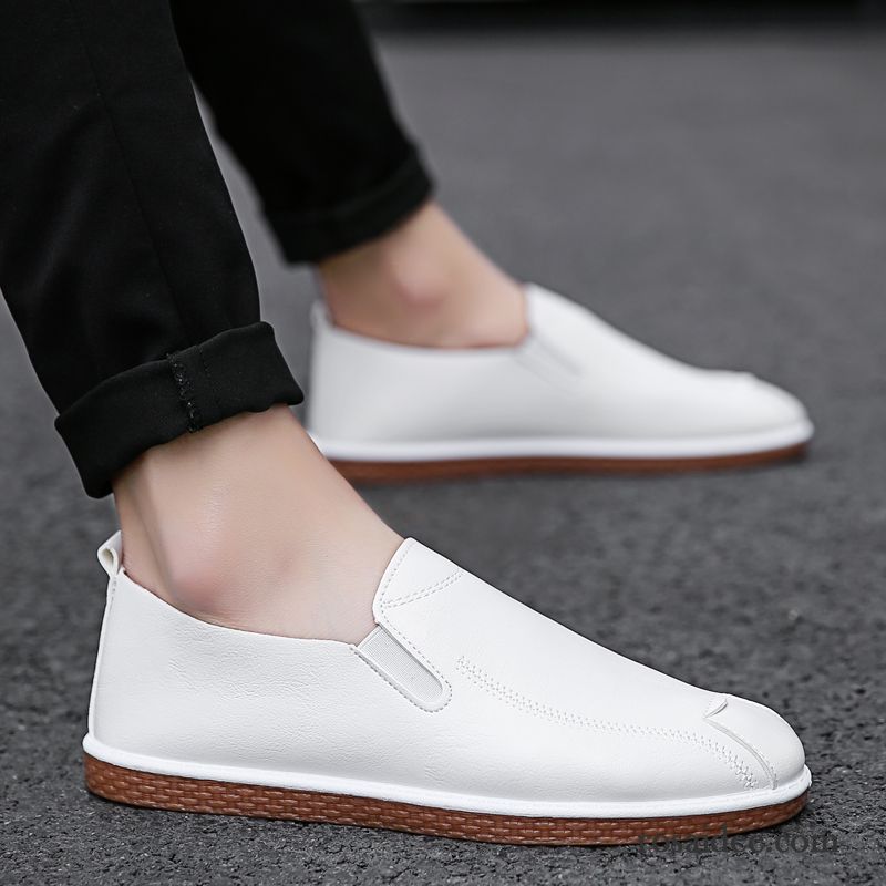 Rote Halbschuhe Herren Casual Lederschue Allgleiches Orange Neue Schuhe Herren Persönlichkeit England Trend Günstig