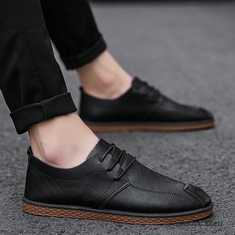 Rote Halbschuhe Herren Casual Lederschue Allgleiches Orange Neue Schuhe Herren Persönlichkeit England Trend Günstig