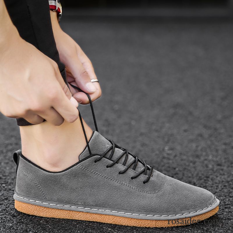 Rote Halbschuhe Herren Casual Lederschue Allgleiches Orange Neue Schuhe Herren Persönlichkeit England Trend Günstig