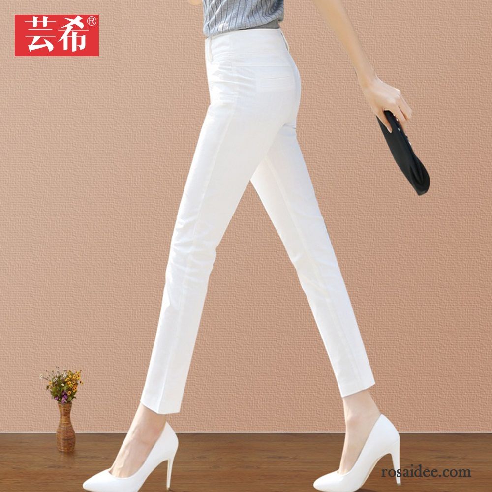 Rote Hose Damen Hose Freizeit Damen Schwarz Neu Anzüge Baumwolle Schlank Lose Feder Sommer Günstig