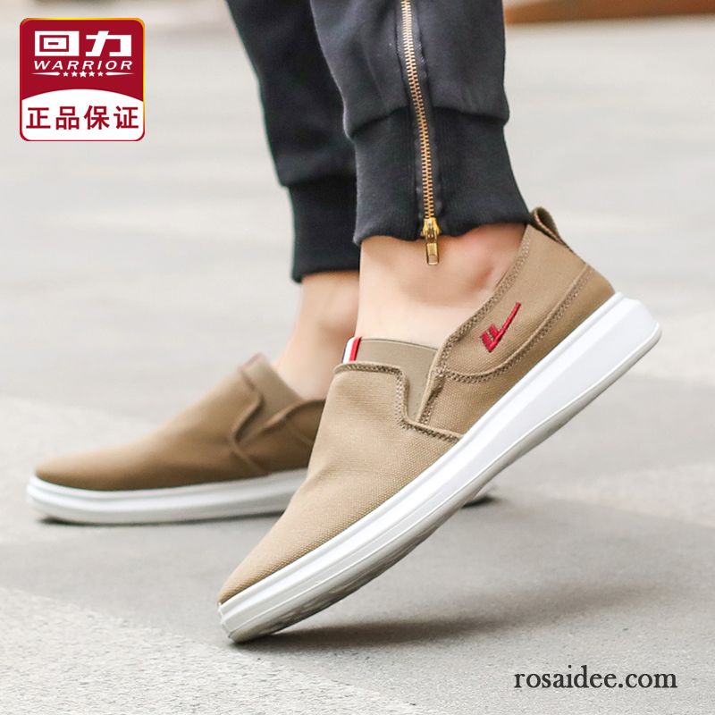 Rote Turnschuhe Männer Schüler Casual Teenager Espadrille Faul Feder Schuhe Herren Trend Skaterschuhe