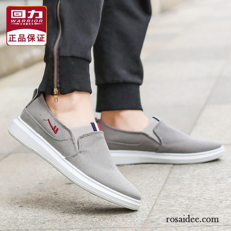 Rote Turnschuhe Männer Schüler Casual Teenager Espadrille Faul Feder Schuhe Herren Trend Skaterschuhe