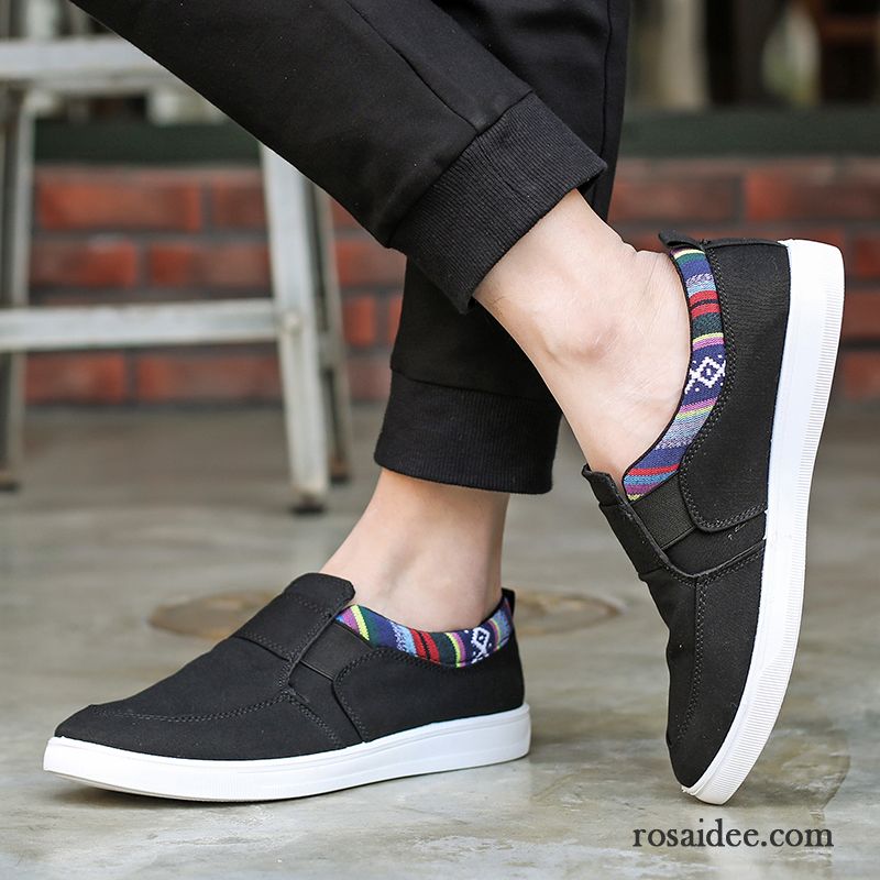 Rote Turnschuhe Männer Schüler Casual Teenager Espadrille Faul Feder Schuhe Herren Trend Skaterschuhe