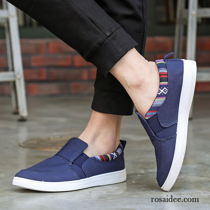 Rote Turnschuhe Männer Schüler Casual Teenager Espadrille Faul Feder Schuhe Herren Trend Skaterschuhe