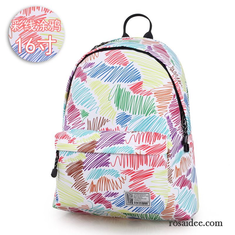 Rucksäck Damen Blau Hochschule Mode Schüler Schulranzen Rucksäcke Laptoptasche Freizeit Reise Billig
