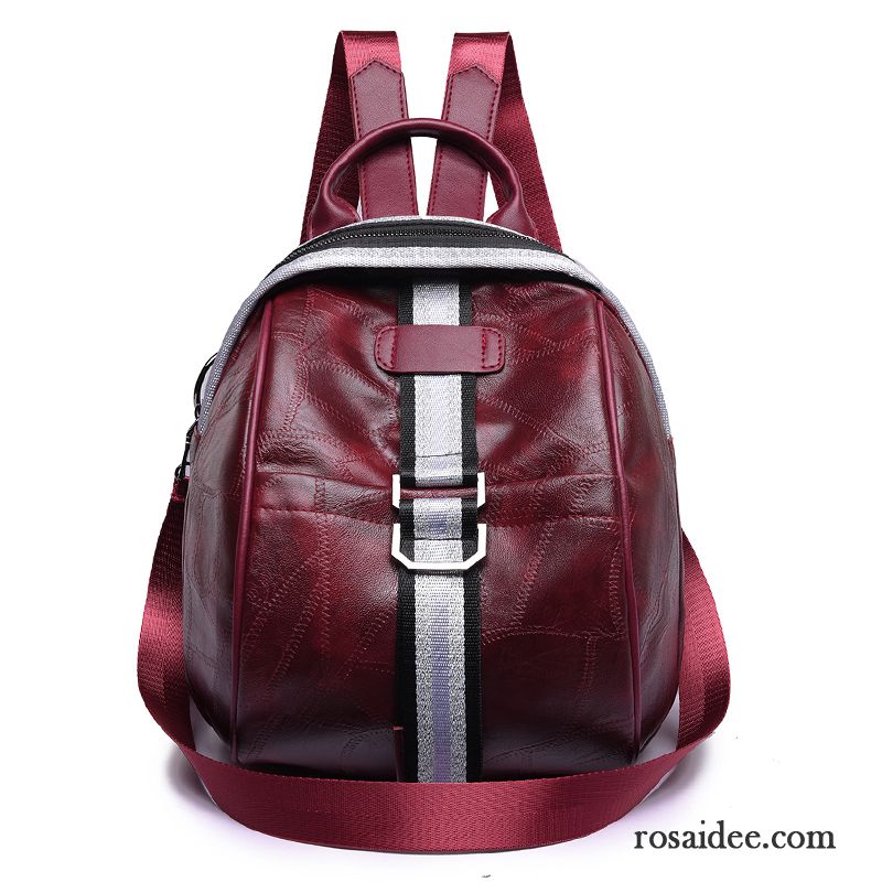 Rucksäcke Damen Allgleiches Das Neue Weiche Haut Taschen Mini Rucksack Rot