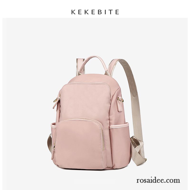 Rucksäcke Damen Das Neue Mode Diebstahlsicherung Rucksack Reise Oxford-tuch Rosa