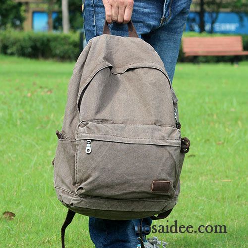 Rucksäcke Herren Einfach Mode Rucksack Freizeit Trend Schüler Schwarz Grau