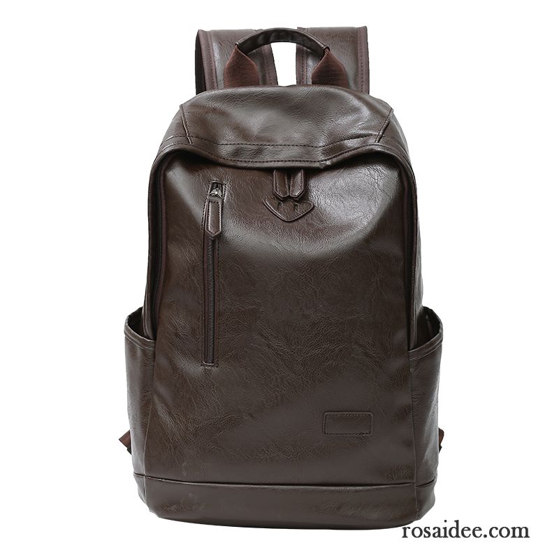 Rucksäcke Herren Schüler Freizeit Rucksack Trend Reise Frau Braun Dunkel