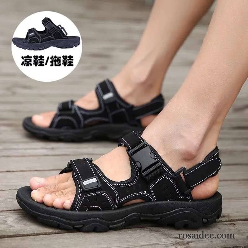 Sandalen Herren Casual Neue Schüler Sommer Trend Jugend Sandfarben Gold Gelb