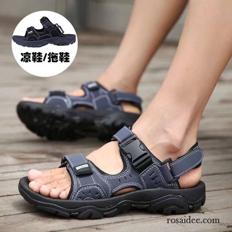 Sandalen Herren Casual Neue Schüler Sommer Trend Jugend Sandfarben Gold Gelb