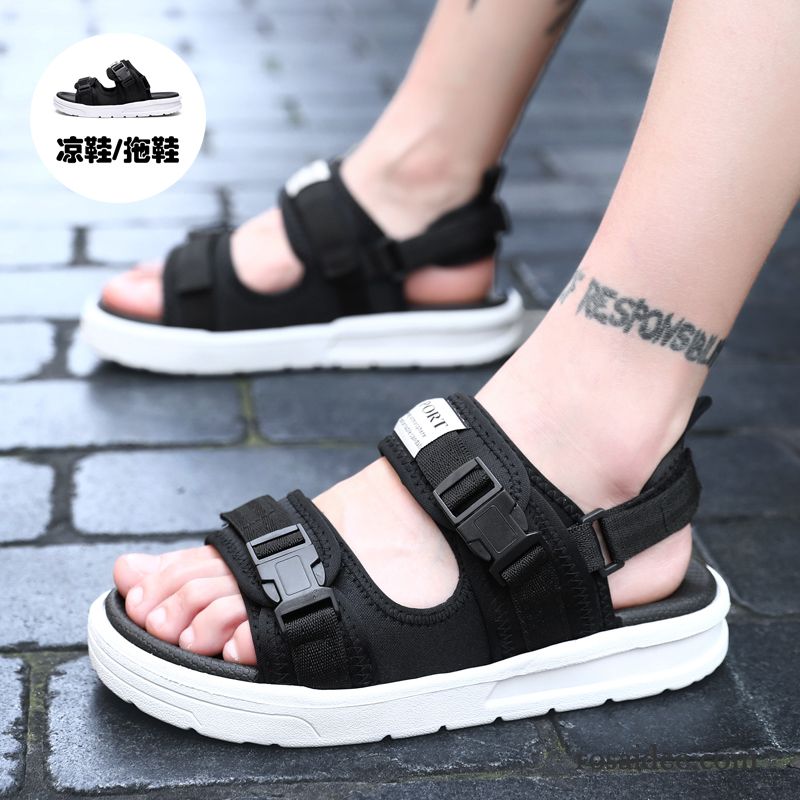 Sandalen Herren Casual Neue Schüler Sommer Trend Jugend Sandfarben Gold Gelb