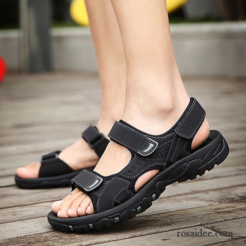 Sandalen Herren Casual Neue Schüler Sommer Trend Jugend Sandfarben Gold Gelb