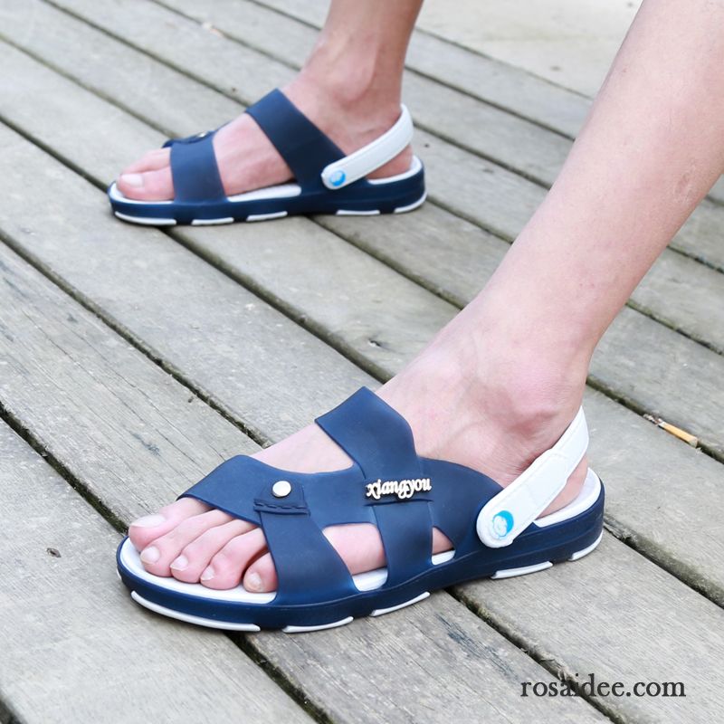 Sandalen Herren Mode Herren Schuhe Trend Atmungsaktiv Sandalen Hausschuhe Rutschsicher Sommer Strand Faul Günstig