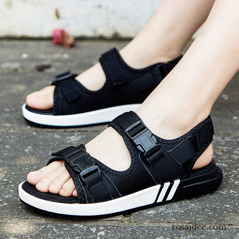 Sandalen Herren Schüler Lovers Neue Sommer Allgleiches Casual Sandfarben Braun