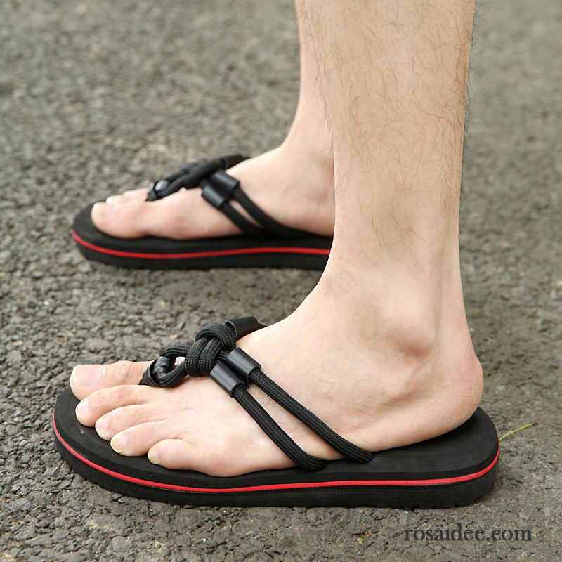 Schawos Herren Hausschuhe Sommer Dicke Sohle Herren Sandalen Strand Hausschuhe Trend Rutschsicher Allgleiches Günstig