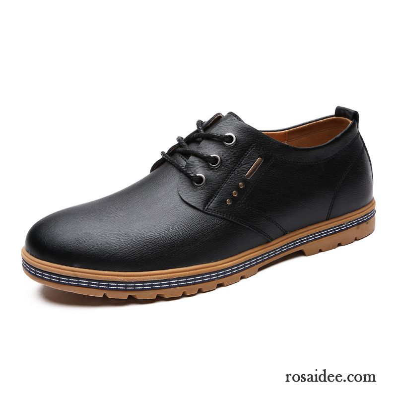 Schicke Schuhe Herren Geschäft Herbst Winter Baumwolle Schuhe Trend Casual Herren Plus Samt Schwarz Erhöht Thermische Lederschue Günstig