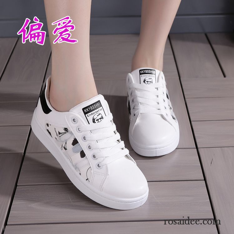 Schuhe Damen Sommer Schüler Winter Trend Flache Skaterschuhe Feder Casual Weiß Allgleiches Neue Damen Kaufen