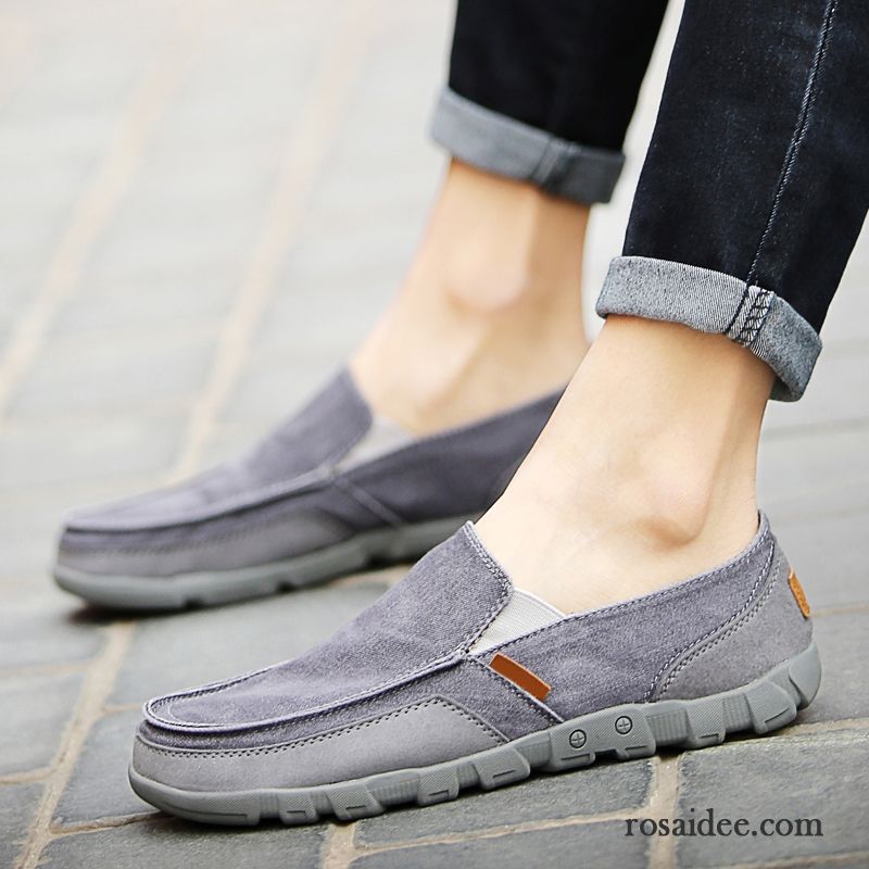 Schuhe Günstig Herren Schuhe Trend Atmungsaktiv Slip-on Faul Tuch Schuhe Neue Herbst Herren Kaufen