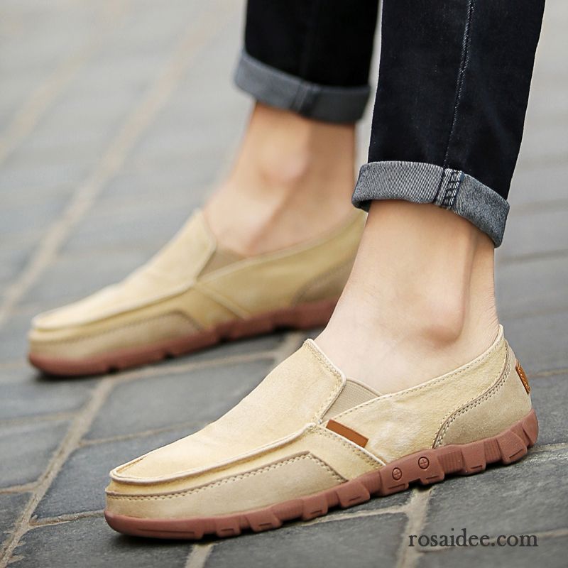 Schuhe Günstig Herren Schuhe Trend Atmungsaktiv Slip-on Faul Tuch Schuhe Neue Herbst Herren Kaufen