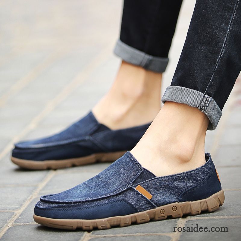 Schuhe Günstig Herren Schuhe Trend Atmungsaktiv Slip-on Faul Tuch Schuhe Neue Herbst Herren Kaufen